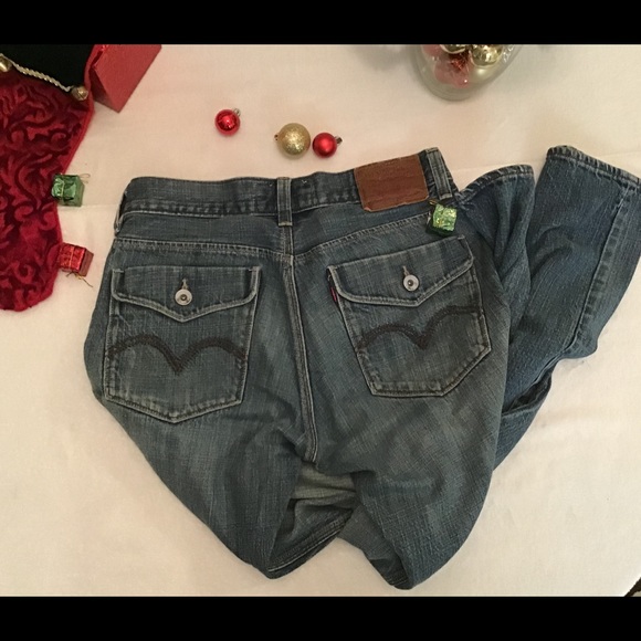 “LEVI’S”  513 Men’s -Slim Straight-blue jeans. - Picture 4 of 6